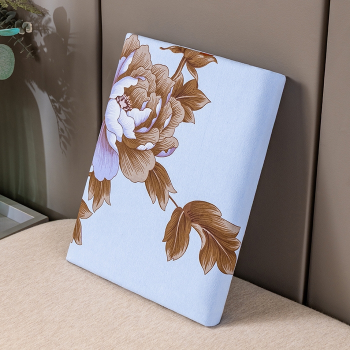 91家纺网 家纺一手货源 找家纺 居美良品 2026新款100%全棉纯棉老式国民老上海床单-牡丹飞燕 牡丹飞燕-天蓝