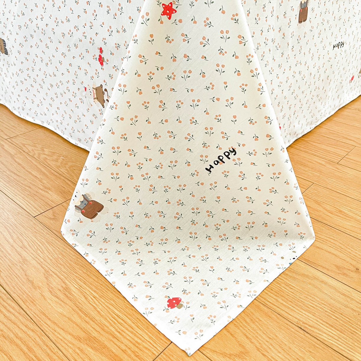 91家纺网 家纺一手货源 找家纺 铭成家纺 2026新款全棉印花小清新单床单（提供买家秀） 布偶日记