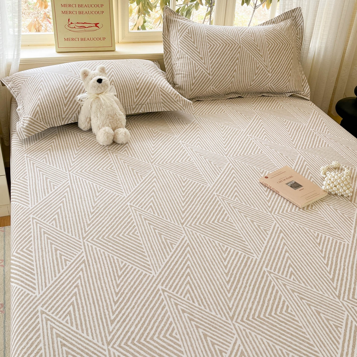 91家纺网 家纺一手货源 找家纺 铭成家纺 2026新款全棉印花小清新单床单（提供买家秀） 卢卡斯