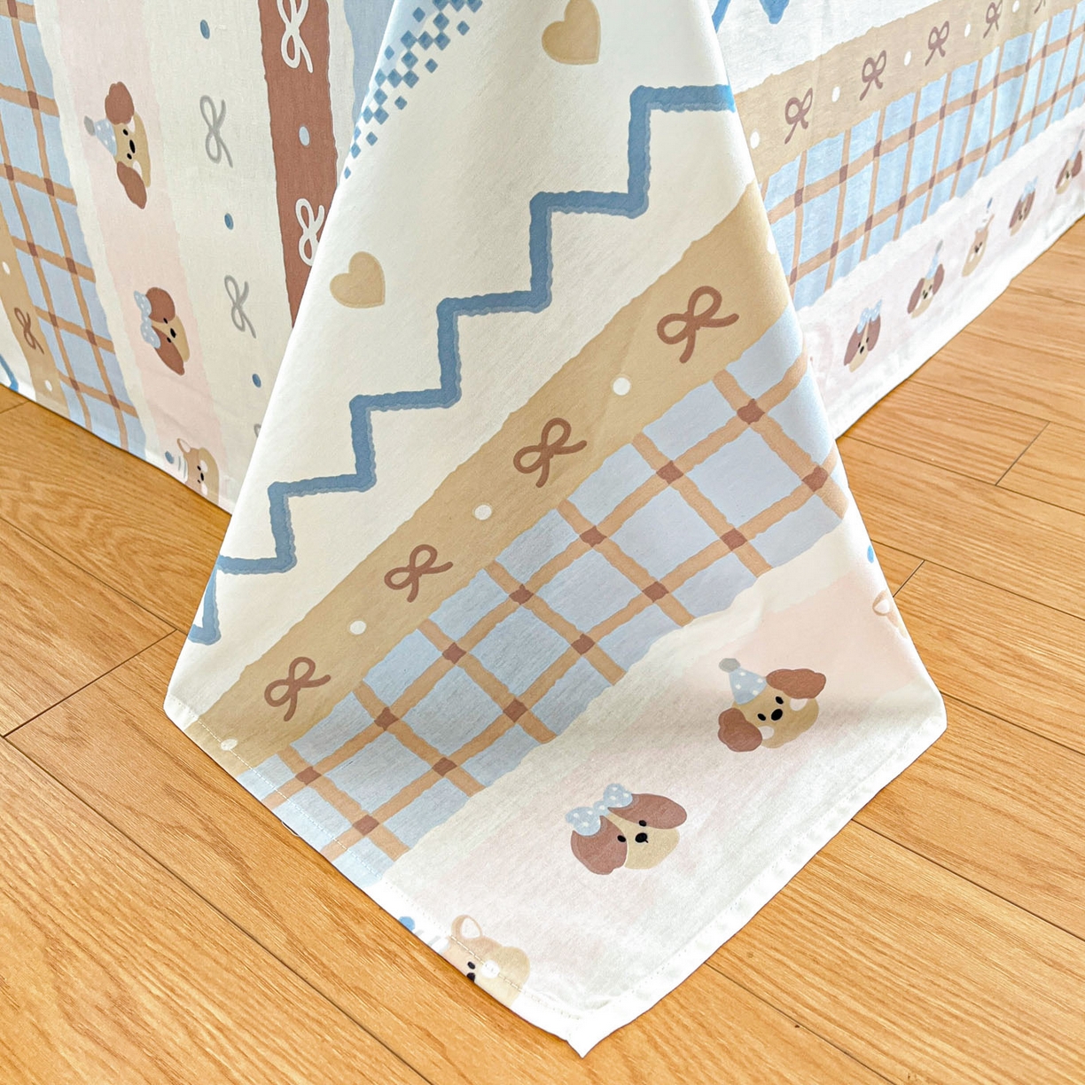 91家纺网 家纺一手货源 找家纺 铭成家纺 2026新款全棉印花小清新单床单（提供买家秀） 甜心伙伴