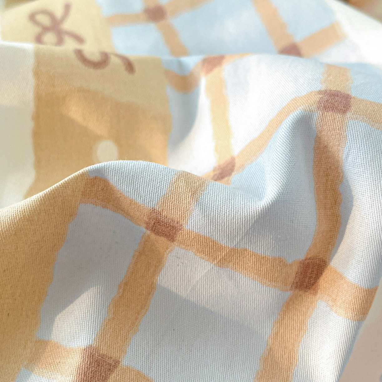 91家纺网 家纺一手货源 找家纺 铭成家纺 2026新款全棉印花小清新单床单（提供买家秀） 甜心伙伴