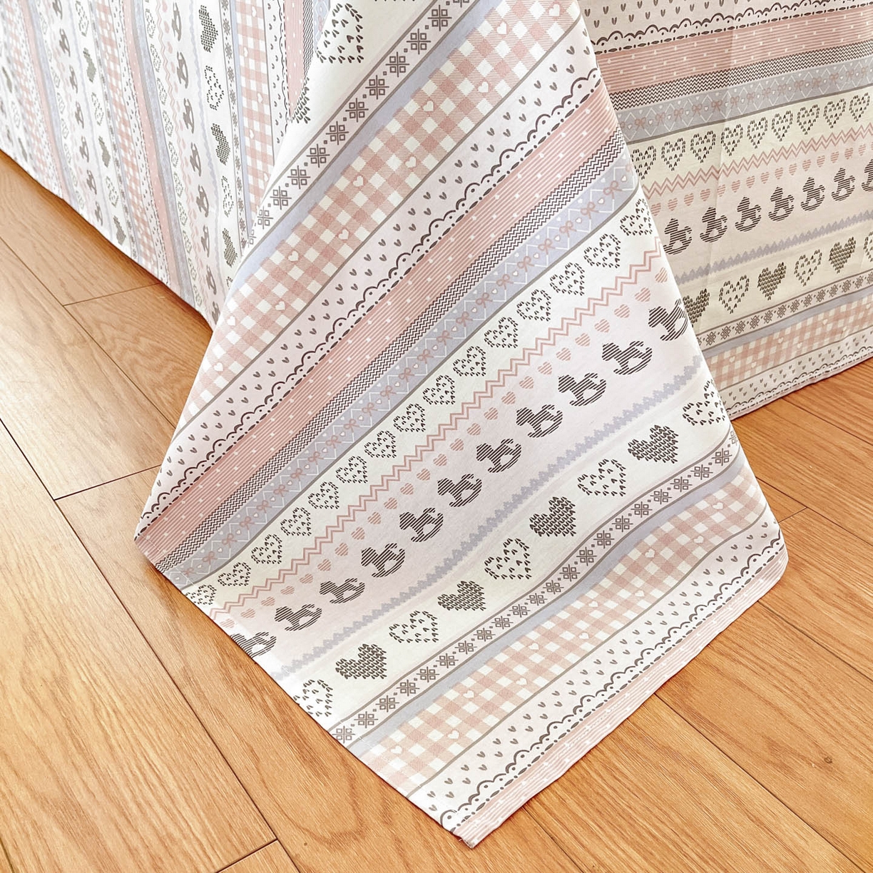 91家纺网 家纺一手货源 找家纺 铭成家纺 2026新款全棉印花小清新单床单（提供买家秀） 心软曲奇