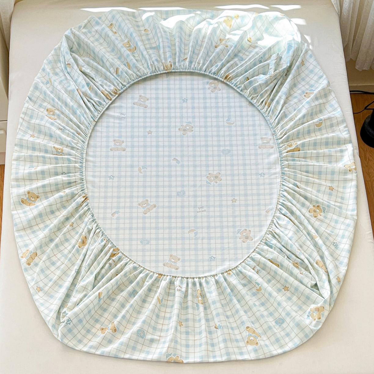 91家纺网 家纺一手货源 找家纺 （总）铭成家纺 2026新款全棉印花小清新单床笠（提供买家秀）