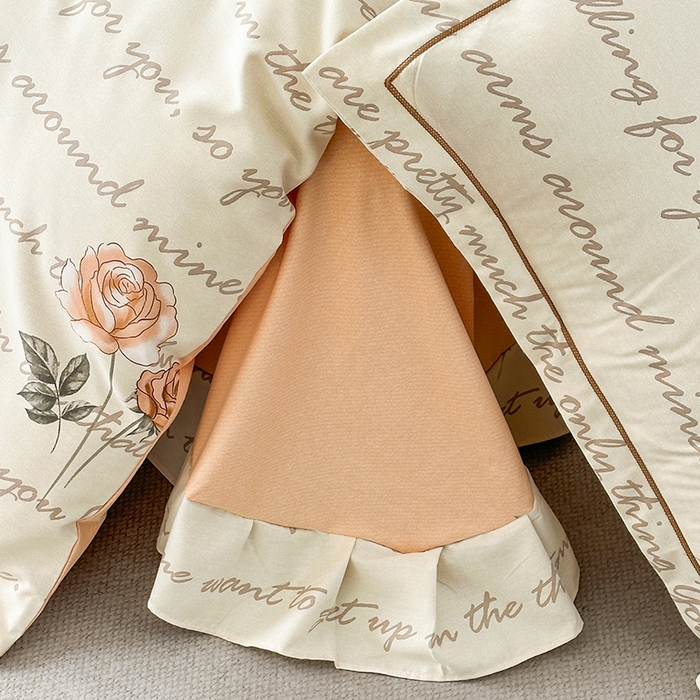 91家纺网 家纺一手货源 找家纺 幸嘉轩 2025新款全棉纯棉喷气加厚磨毛四件套-系列五初秋