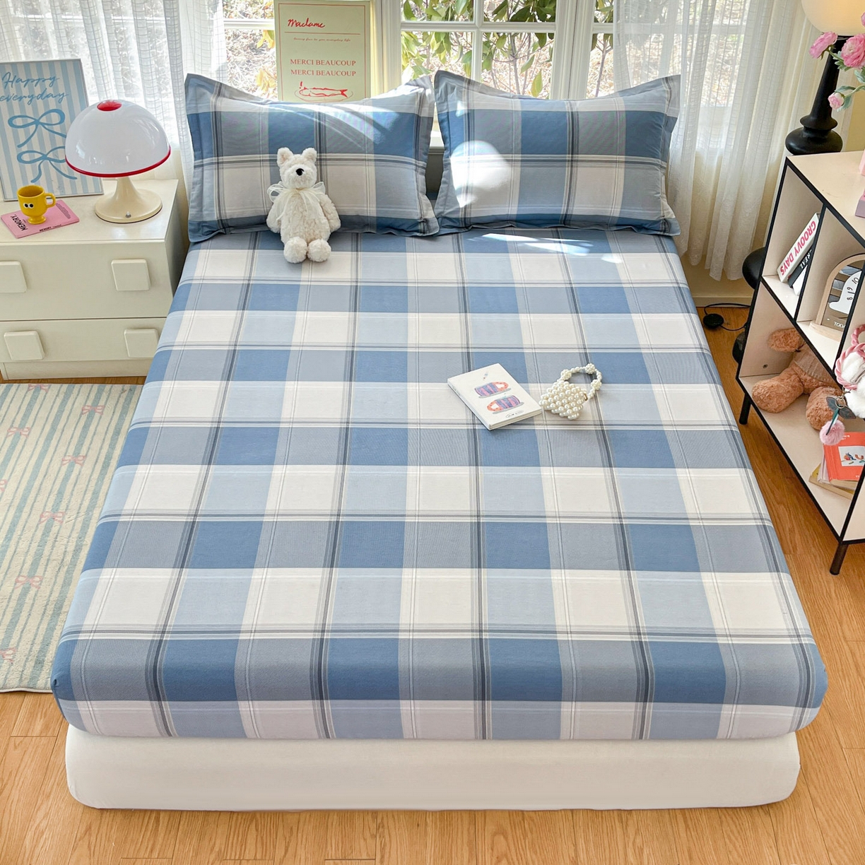 铭成家纺 2026新款全棉印花小清新单床笠（提供买家秀） 卡萨诺