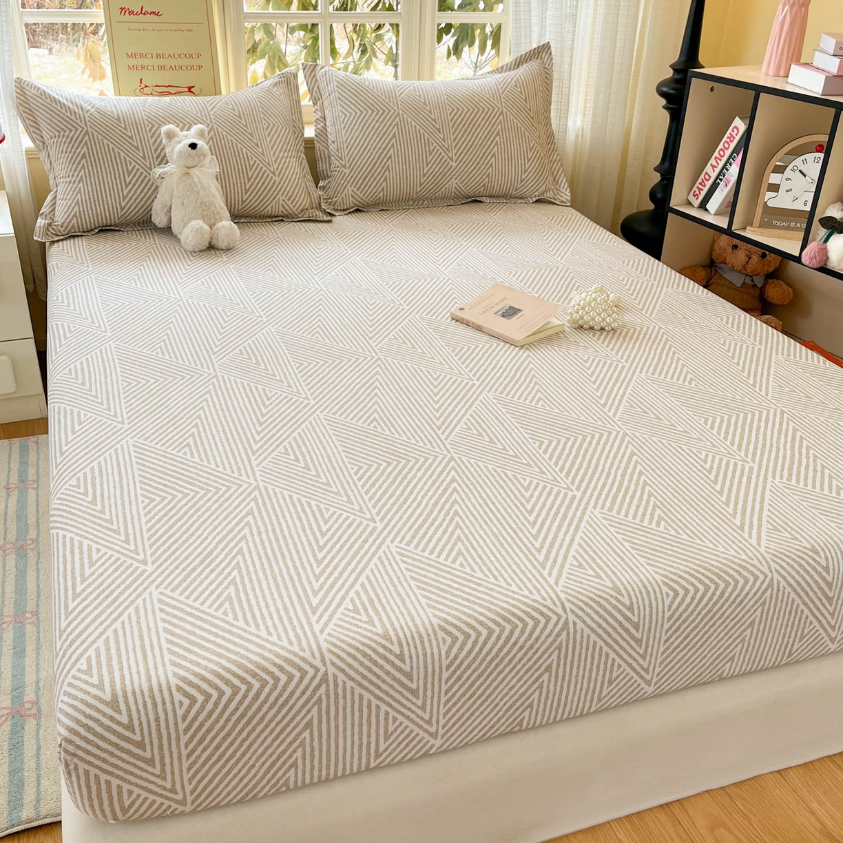 91家纺网 家纺一手货源 找家纺 铭成家纺 2026新款全棉印花小清新单床笠（提供买家秀） 卢卡斯