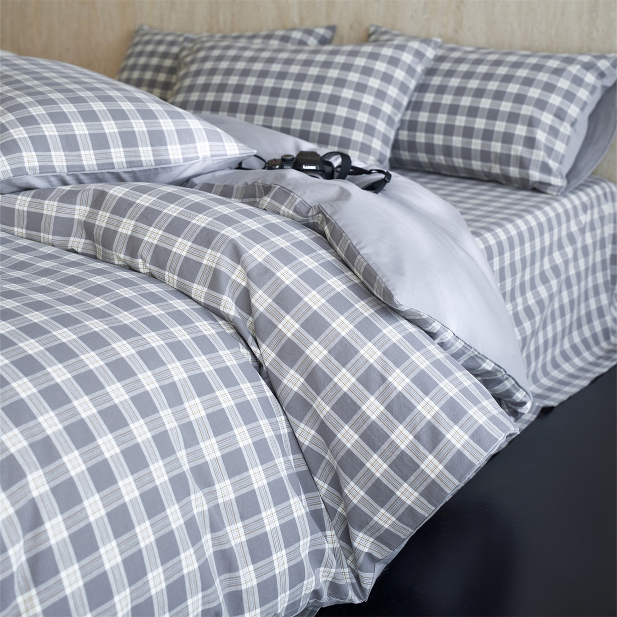 91家纺网 家纺一手货源 找家纺 启程家纺 2026新款全棉纯棉色织水洗棉单枕套枕套单件单品枕套 初遇