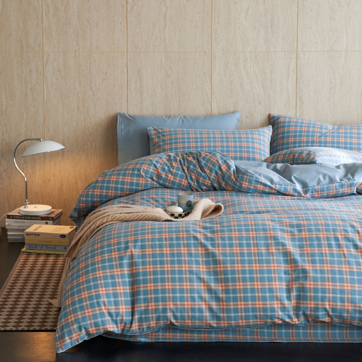 91家纺网 家纺一手货源 找家纺 （总）启程家纺 2026春夏新款全棉纯棉色织水洗棉四件套