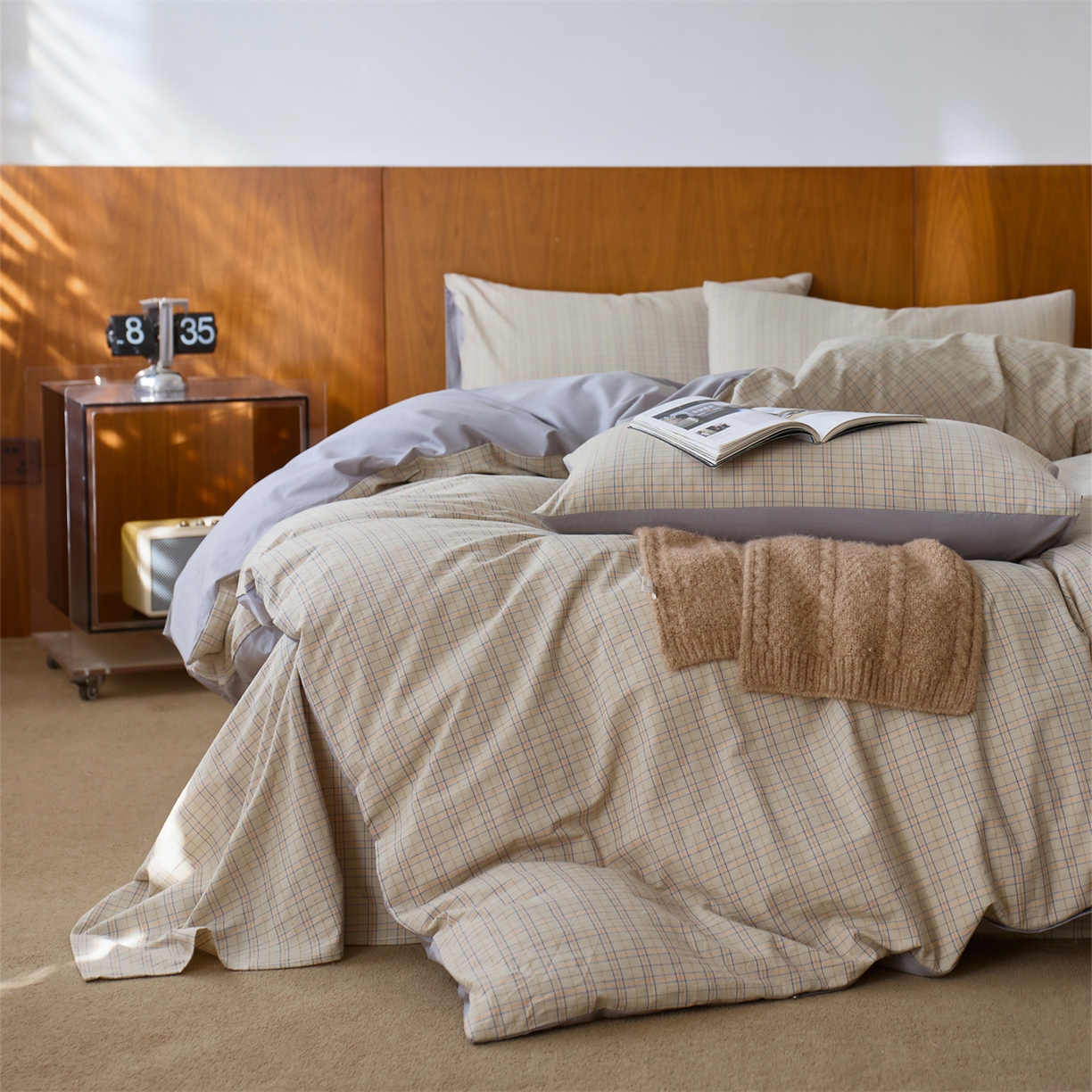 91家纺网 家纺一手货源 找家纺 启程家纺 2026新款全棉纯棉色织水洗棉单枕套枕套单件单品枕套 秋田5号