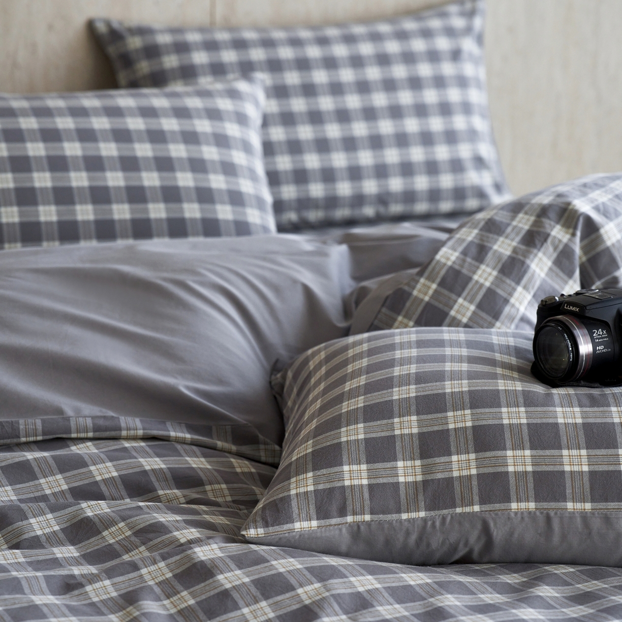 91家纺网 家纺一手货源 找家纺 启程家纺 2026春夏新款全棉纯棉色织水洗棉四件套 初遇