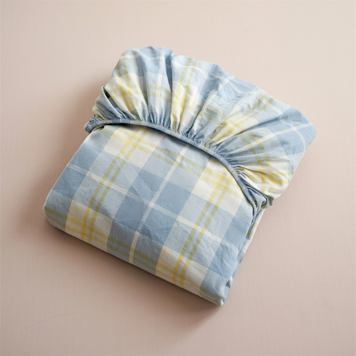 91家纺网 家纺一手货源 找家纺 启程家纺 2026新款全棉纯棉色织水洗棉单床笠床笠单件单品床笠 爱格兰