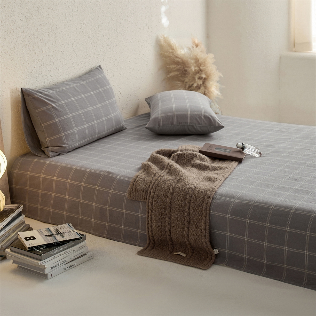 91家纺网 家纺一手货源 找家纺 （总）启程家纺 2026新款全棉纯棉色织水洗棉单床单床单单件单品床单