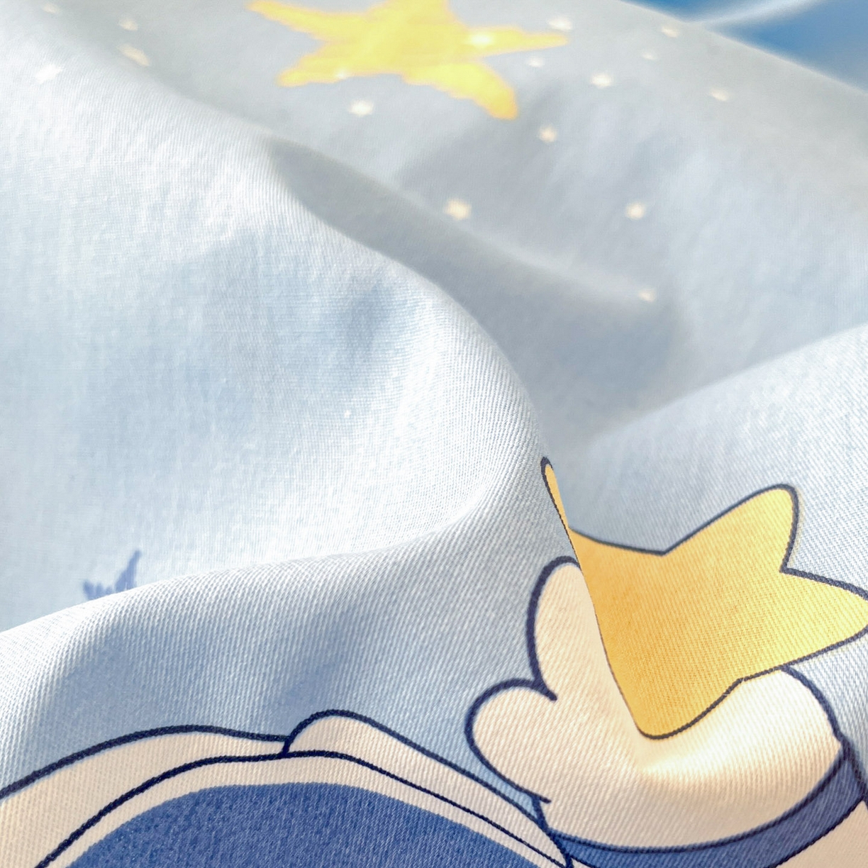 91家纺网 家纺一手货源 找家纺 铭成家纺 2026新款全棉印花小清新单枕套（提供买家秀） 月球摘星