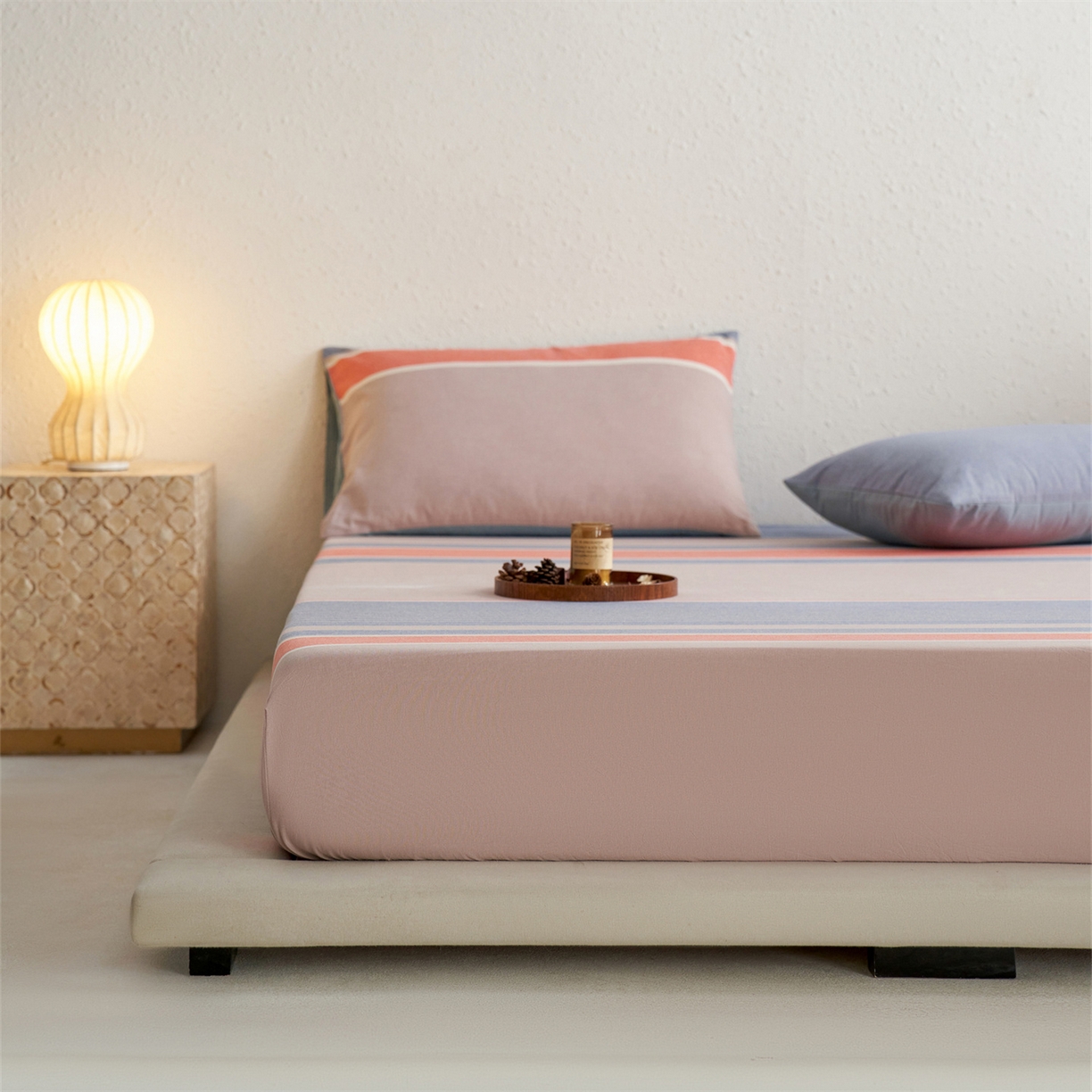 91家纺网 家纺一手货源 找家纺 启程家纺 2026新款全棉纯棉色织水洗棉单床笠床笠单件单品床笠 土耳其