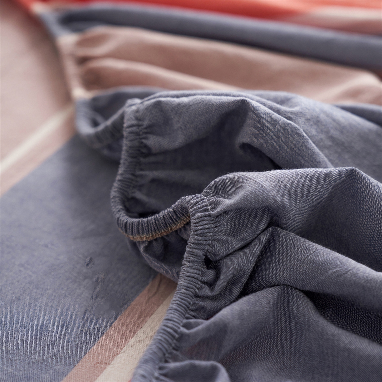 91家纺网 家纺一手货源 找家纺 启程家纺 2026新款全棉纯棉色织水洗棉单床笠床笠单件单品床笠 土耳其