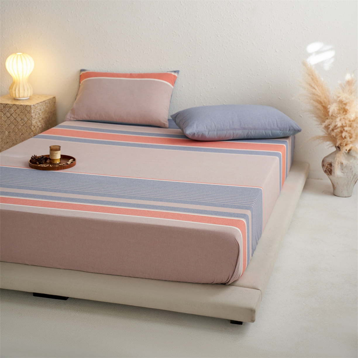 91家纺网 家纺一手货源 找家纺 启程家纺 2026新款全棉纯棉色织水洗棉单床笠床笠单件单品床笠 土耳其