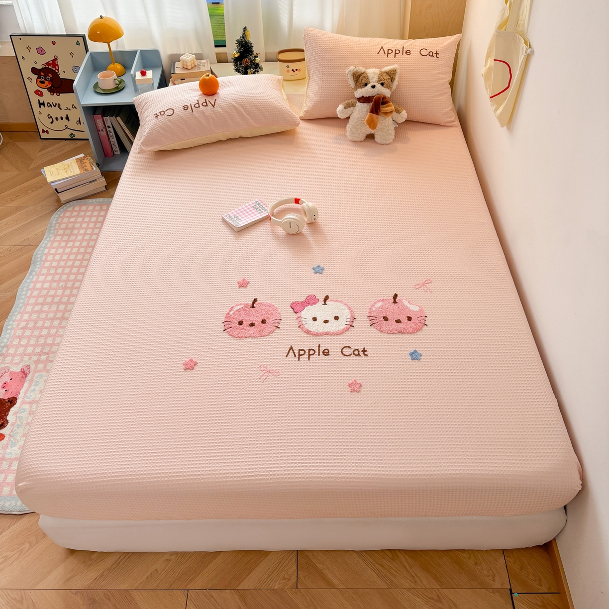 91家纺网 家纺一手货源 找家纺 （总）雅居纺家纺 2026新款全棉华夫格毛巾绣单品系列