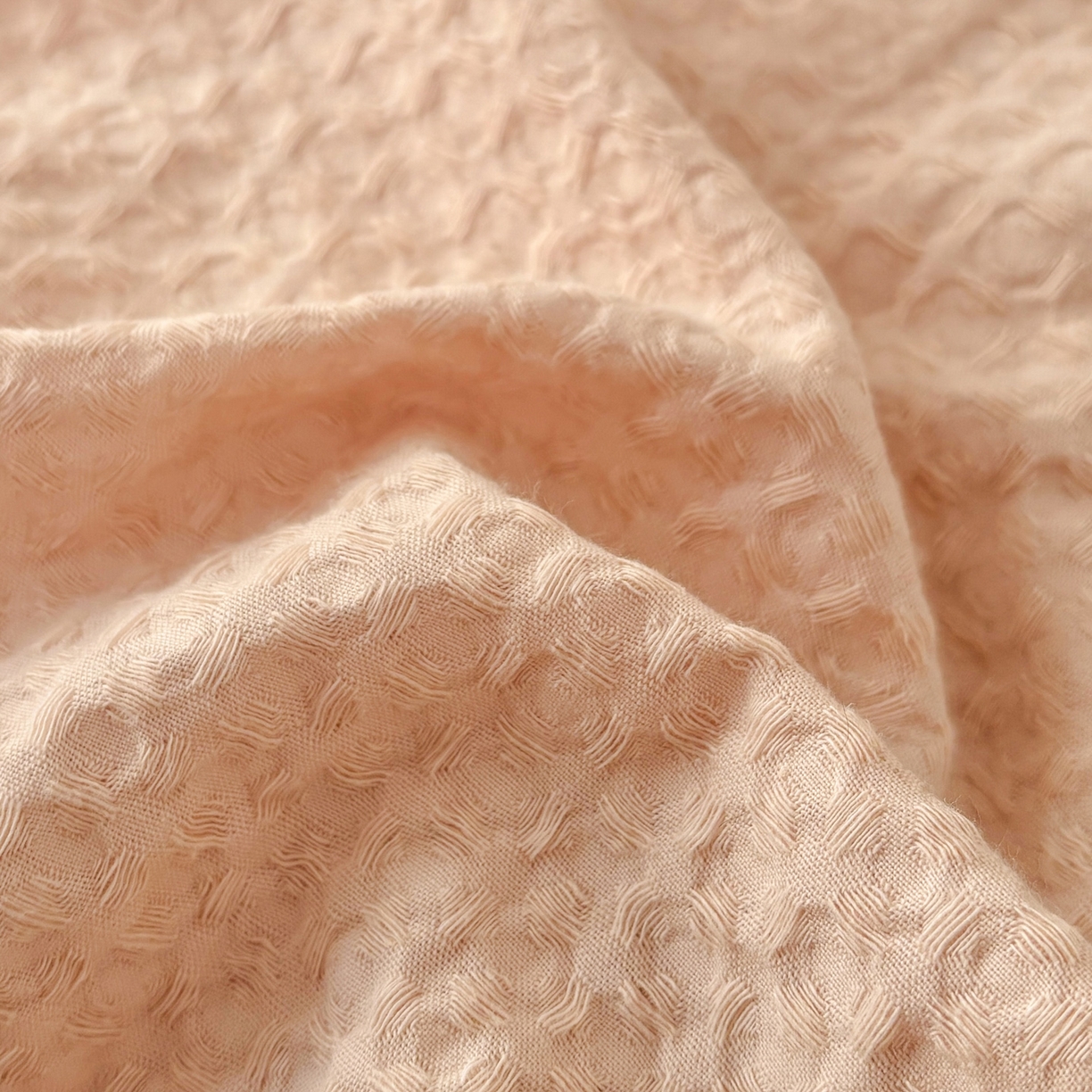 91家纺网 家纺一手货源 找家纺 雅居纺家纺 2026新款全棉华夫格毛巾绣单品系列 米驼腊肠狗