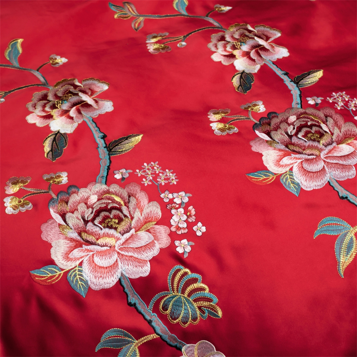 91家纺网 家纺一手货源 找家纺 （总）OL家纺 2026新款高精密苏绣蕾丝四件套