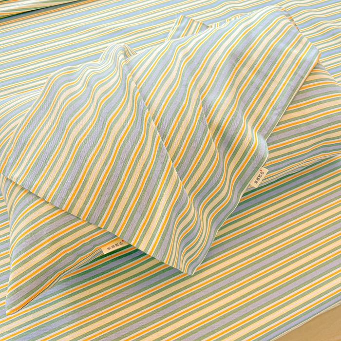 91家纺网 家纺一手货源 找家纺 爱彼家纺 2026新款升级细纱老粗布床单款凉席席子单床单床单三件套 北望