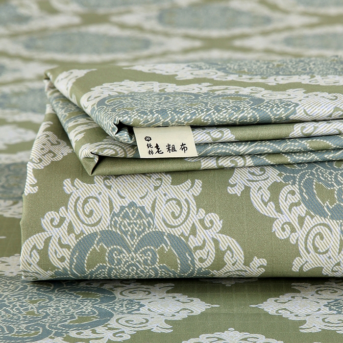 爱彼家纺 2026新款升级细纱老粗布床单款凉席席子单床单床单三件套 欧式灰