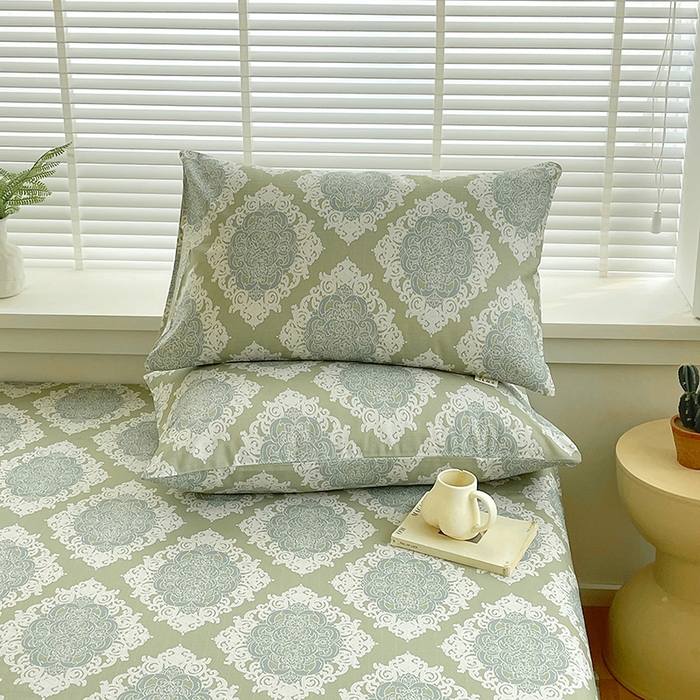 91家纺网 家纺一手货源 找家纺 爱彼家纺 2026新款升级细纱老粗布床单款凉席席子单床单床单三件套 欧式灰