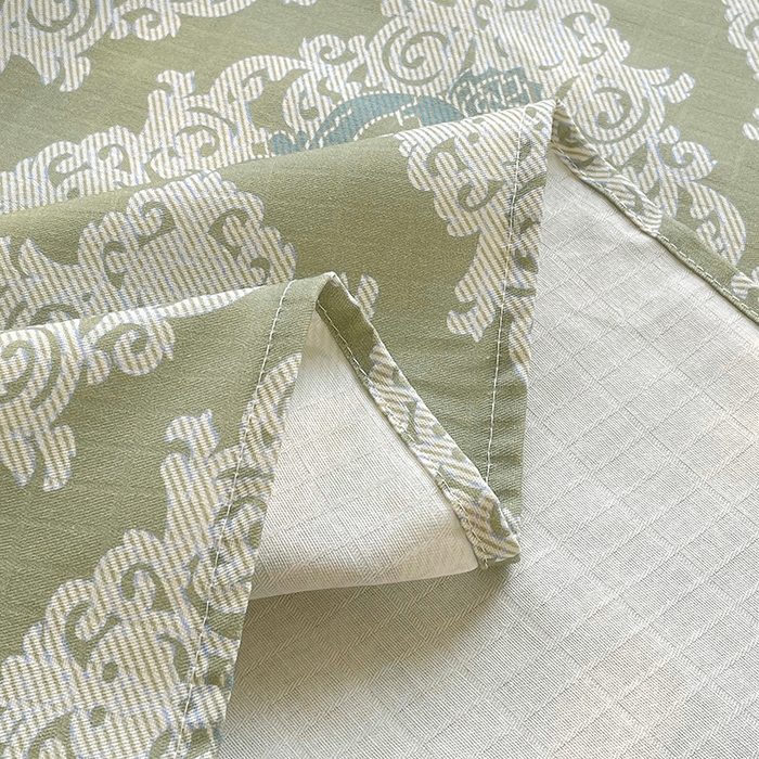 91家纺网 家纺一手货源 找家纺 爱彼家纺 2026新款升级细纱老粗布床单款凉席席子单床单床单三件套 欧式灰