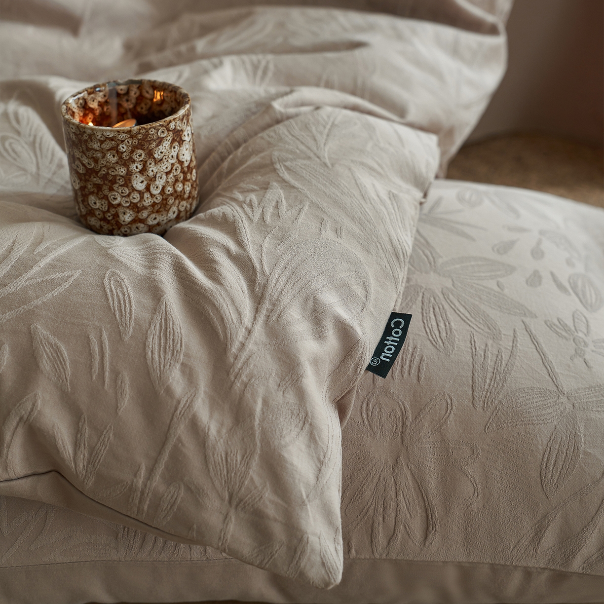 91家纺网 家纺一手货源 找家纺 小懒猪 2026新款亲肤舒适立体全棉提花四件套 秘境-金属灰