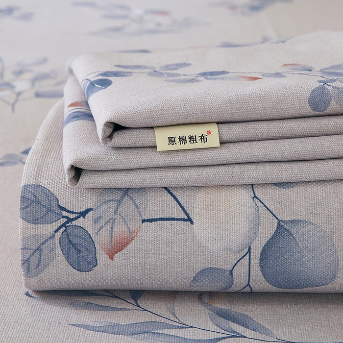 91家纺网 家纺一手货源 找家纺 （总）爱彼家纺 2026新款古艺印花小碎花老粗布床单-粗纱系列二