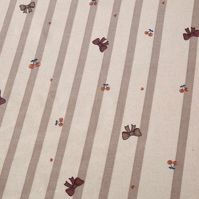 91家纺网 家纺一手货源 找家纺 爱彼家纺 2026新款古艺印花小碎花老粗布床单-粗纱系列二 法式条纹