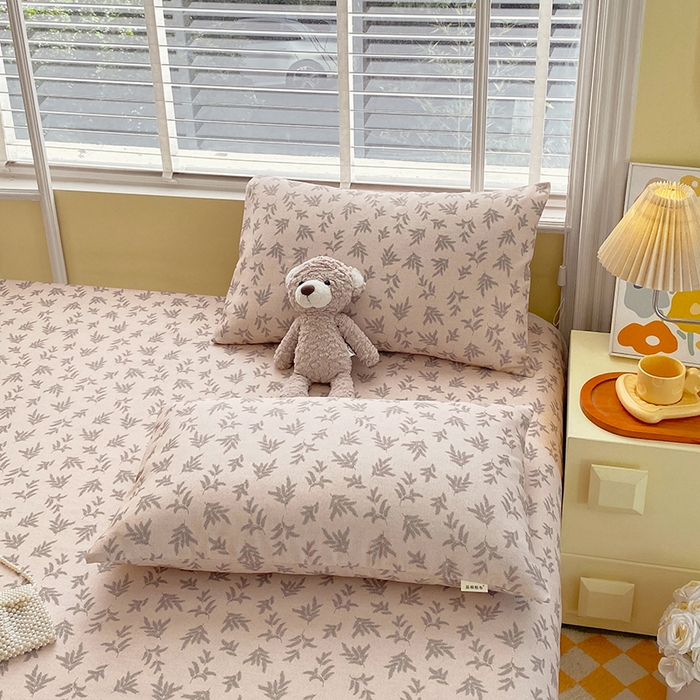 91家纺网 家纺一手货源 找家纺 爱彼家纺 2026新款古艺印花小碎花老粗布床单-粗纱系列二 漫花