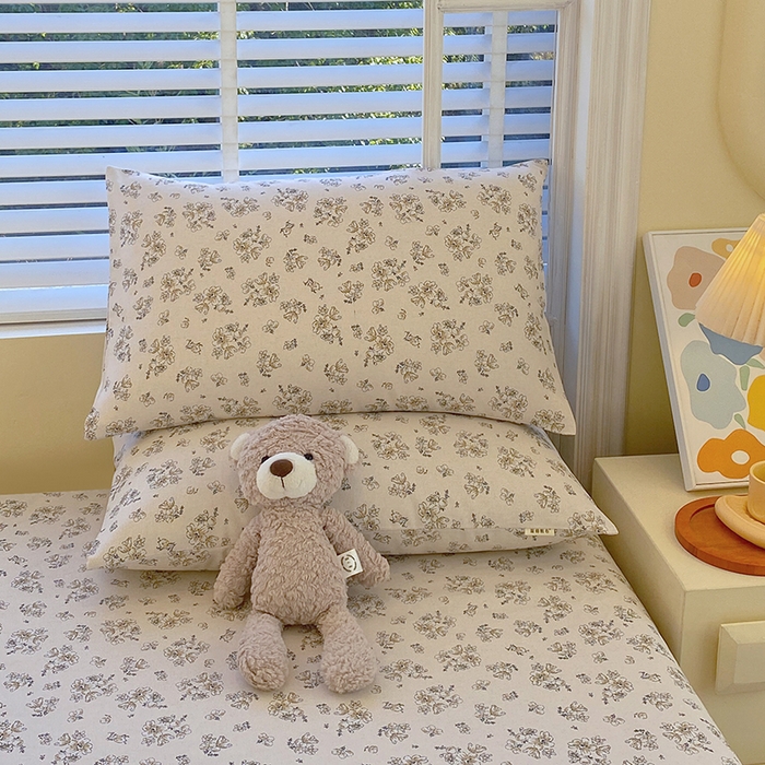 91家纺网 家纺一手货源 找家纺 爱彼家纺 2026新款古艺印花小碎花老粗布床单-粗纱系列二 深秋岁