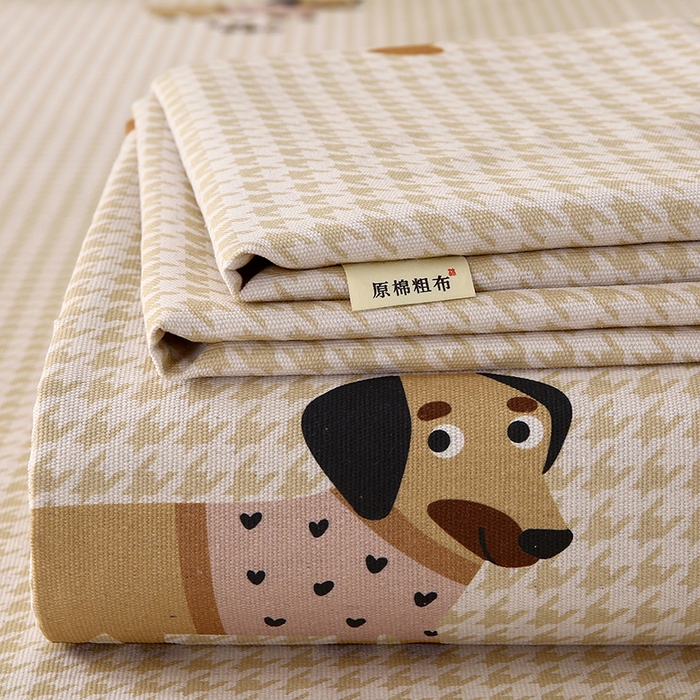 爱彼家纺 2026新款古艺印花小碎花老粗布床单-粗纱系列二 土耳其