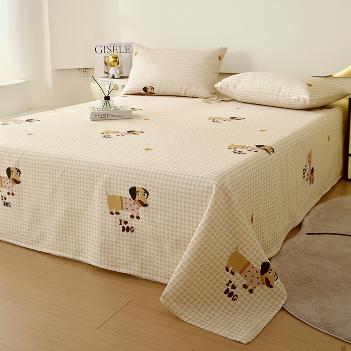 91家纺网 家纺一手货源 找家纺 爱彼家纺 2026新款古艺印花小碎花老粗布床单-粗纱系列二 土耳其