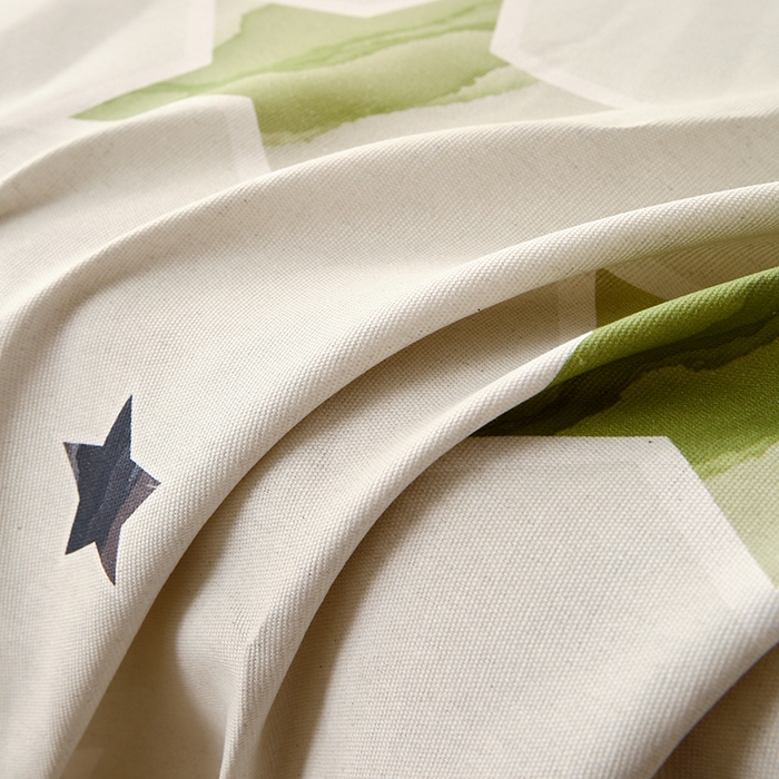 91家纺网 家纺一手货源 找家纺 爱彼家纺 2026新款古艺印花小碎花老粗布床单-粗纱系列二 星绿