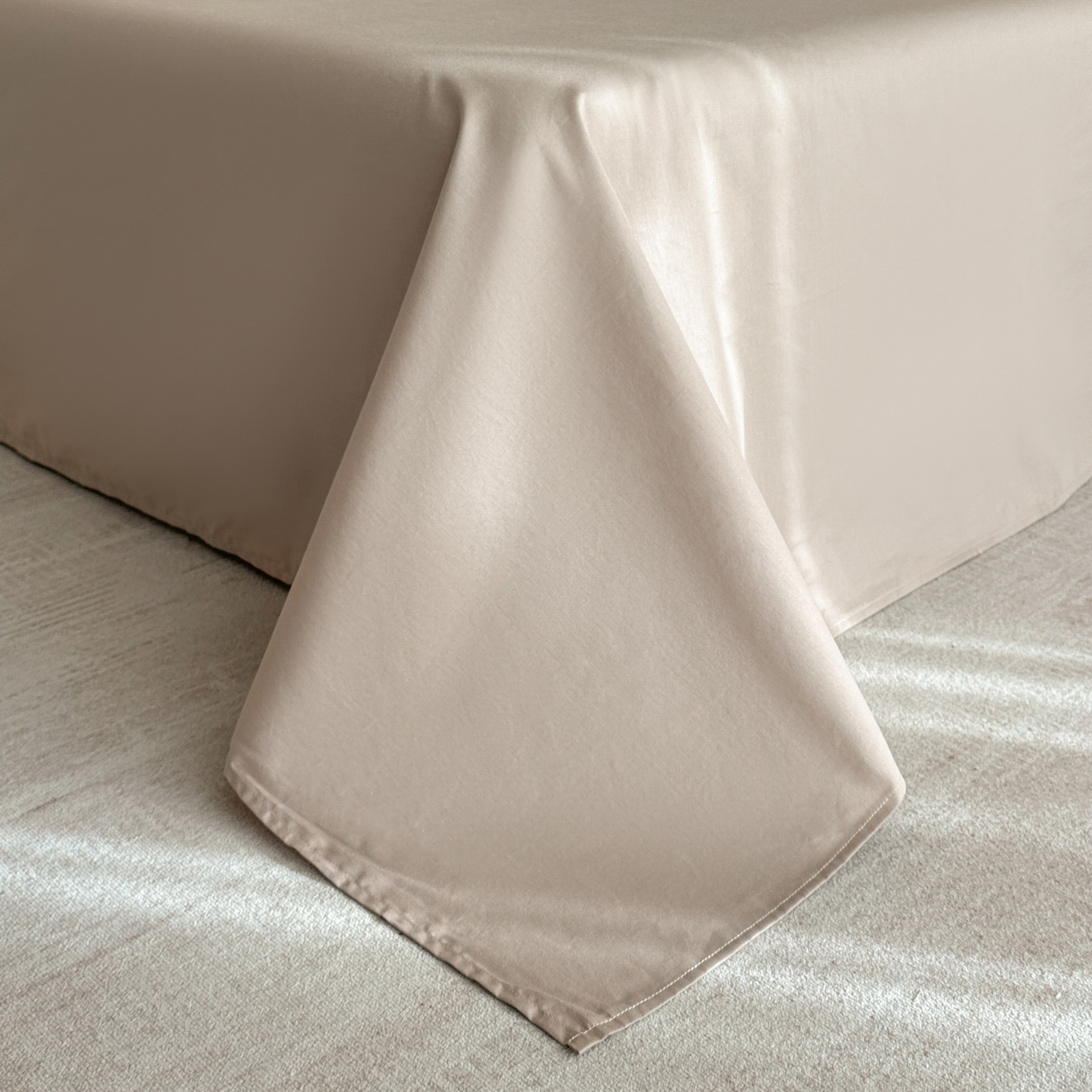 91家纺网 家纺一手货源 找家纺 格里芬家纺 2026新款全棉水洗立体浮雕提花纯棉四件套 腰果素绘-金属灰