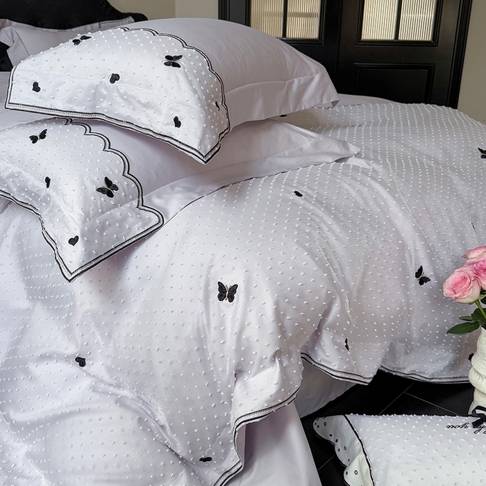 91家纺网 家纺一手货源 找家纺 （总）东方合美（原：皇家传奇） 2026新款纯棉长绒棉刺绣四件套-云小甜