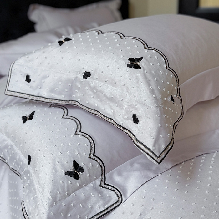 91家纺网 家纺一手货源 找家纺 （总）东方合美（原：皇家传奇） 2026新款纯棉长绒棉刺绣四件套-云小甜