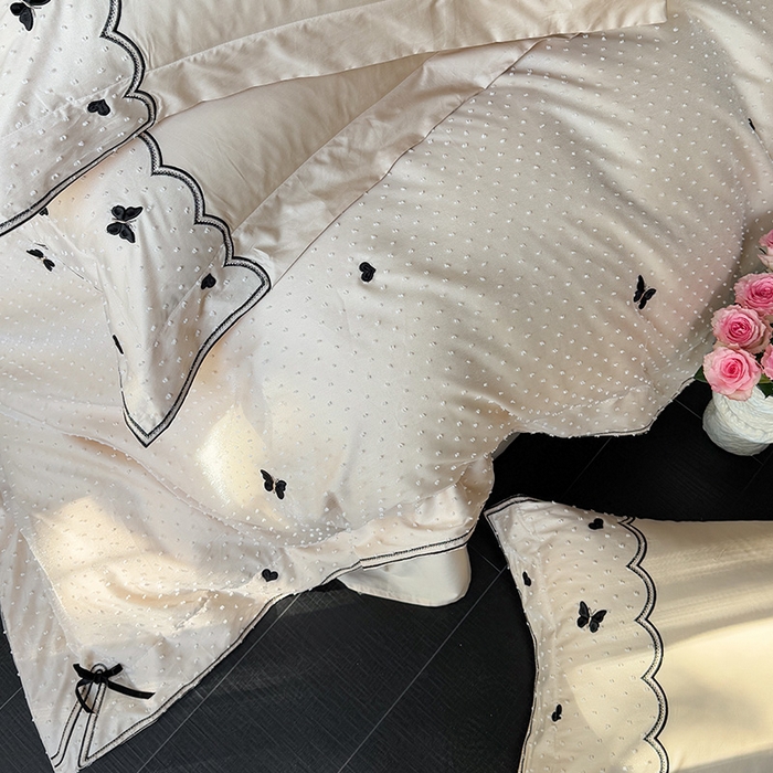 91家纺网 家纺一手货源 找家纺 东方合美（原：皇家传奇） 2026新款纯棉长绒棉刺绣四件套-云小甜 云小甜-阳光米