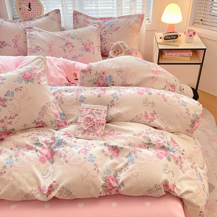 91家纺网 家纺一手货源 找家纺 （总）世爵 2026新款亲肤磨毛印花四件套