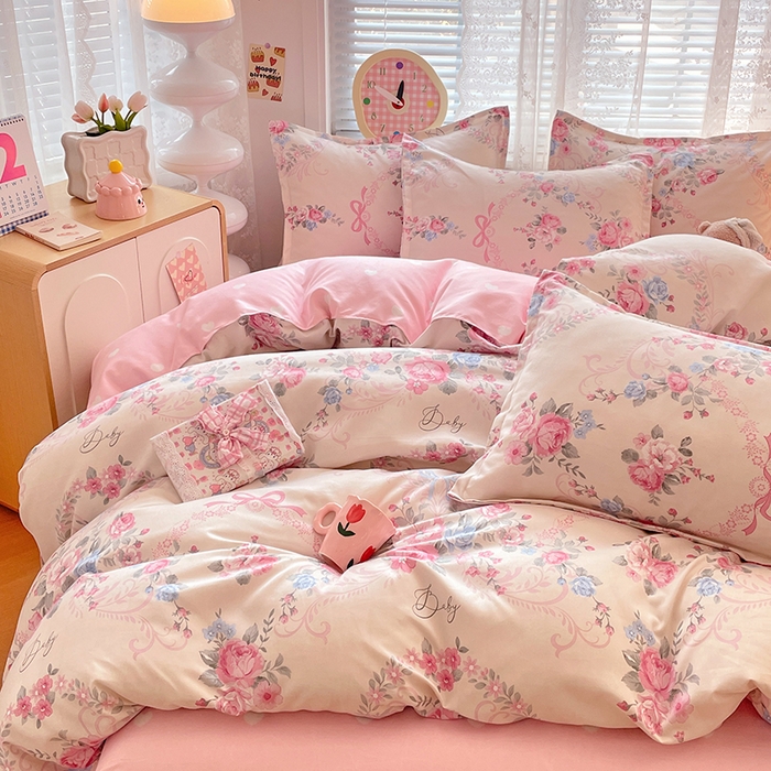 91家纺网 家纺一手货源 找家纺 （总）世爵 2026新款亲肤磨毛印花四件套