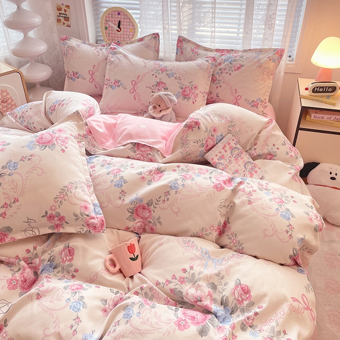 91家纺网 家纺一手货源 找家纺 （总）世爵 2026新款亲肤磨毛印花四件套