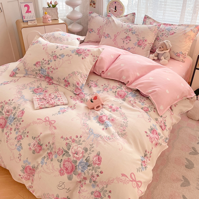 91家纺网 家纺一手货源 找家纺 （总）世爵 2026新款亲肤磨毛印花四件套