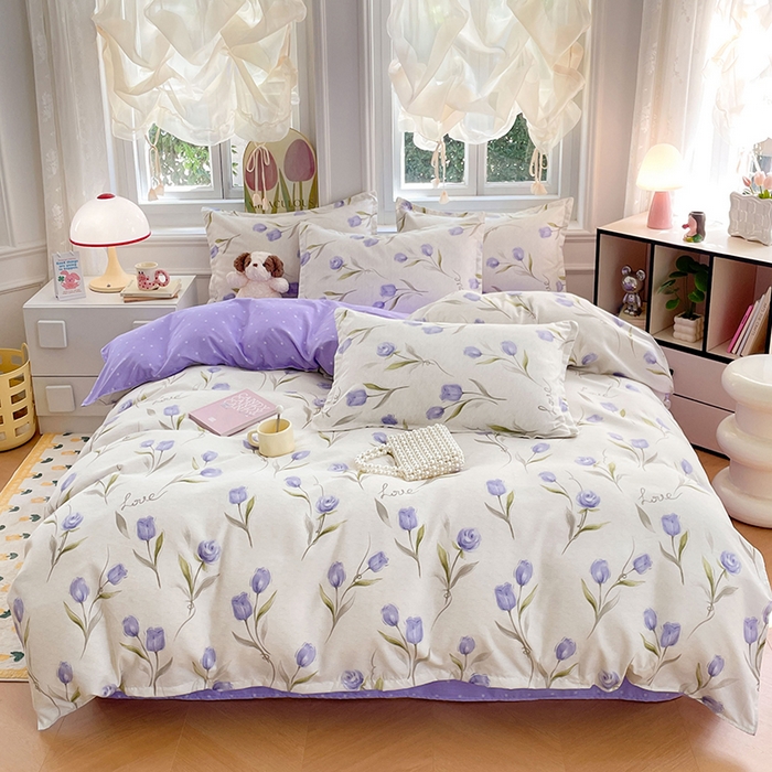 91家纺网 家纺一手货源 找家纺 （总）世爵 2026新款亲肤磨毛印花四件套