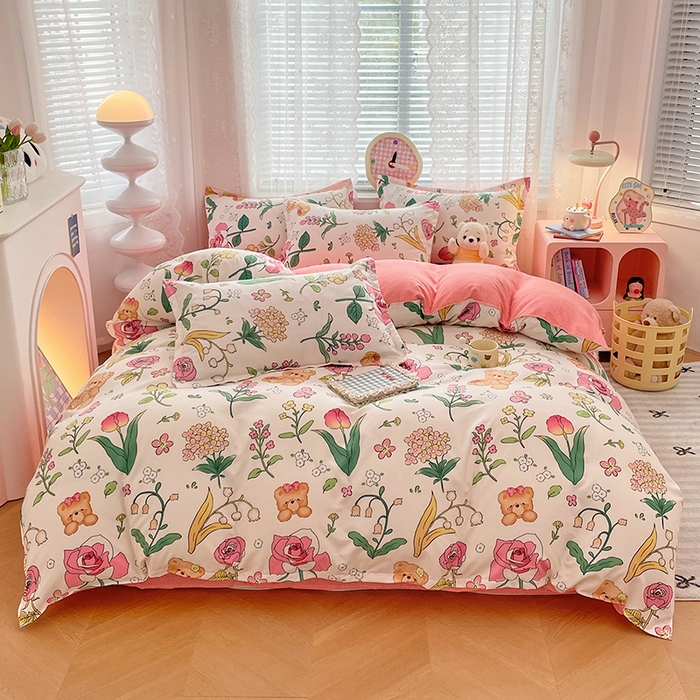 91家纺网 家纺一手货源 找家纺 （总）世爵 2026新款亲肤磨毛印花四件套