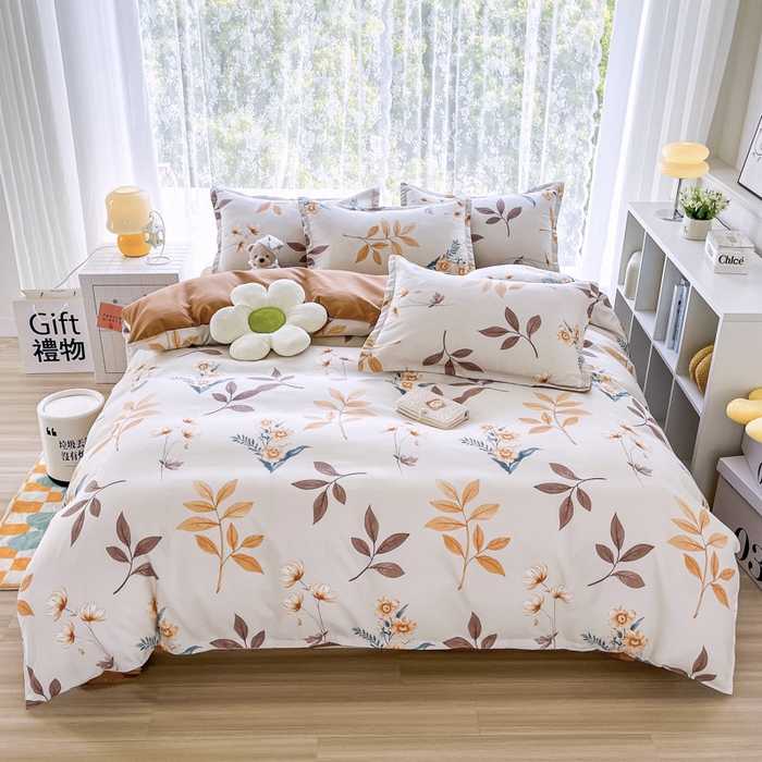 91家纺网 家纺一手货源 找家纺 （总）世爵 2026新款亲肤磨毛印花四件套