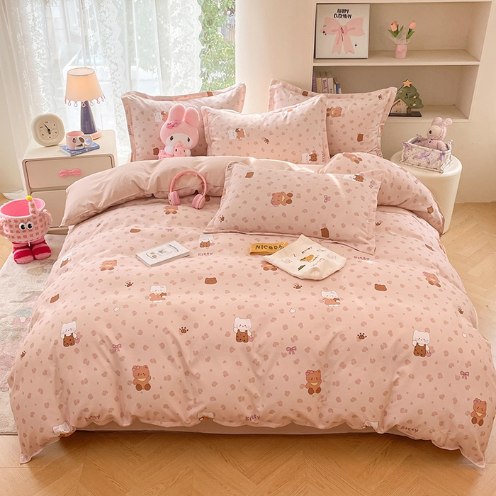 91家纺网 家纺一手货源 找家纺 （总）世爵 2026新款亲肤磨毛印花四件套