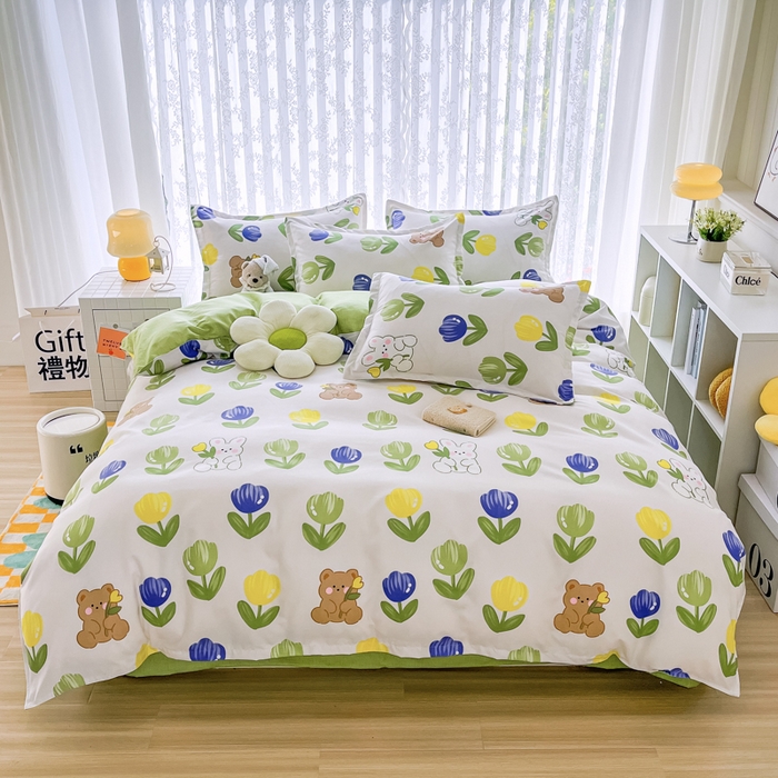 91家纺网 家纺一手货源 找家纺 （总）世爵 2026新款亲肤磨毛印花四件套