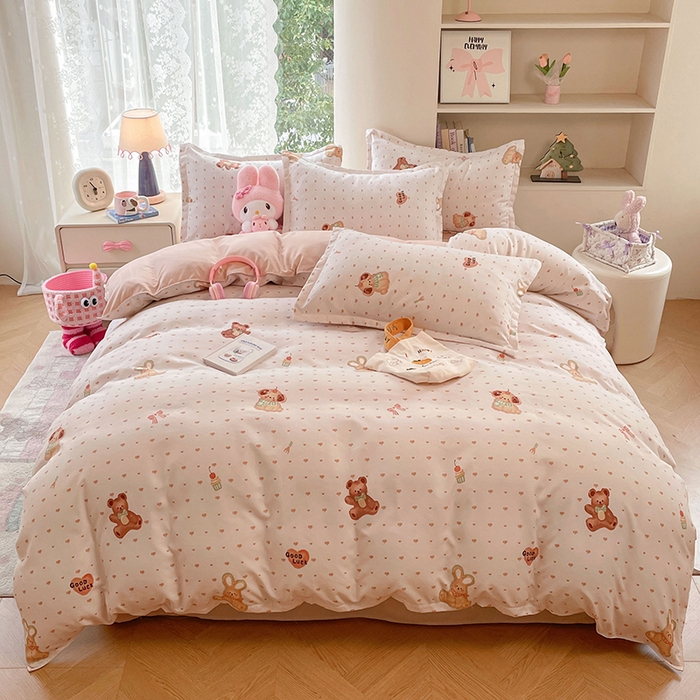 91家纺网 家纺一手货源 找家纺 （总）世爵 2026新款亲肤磨毛印花四件套