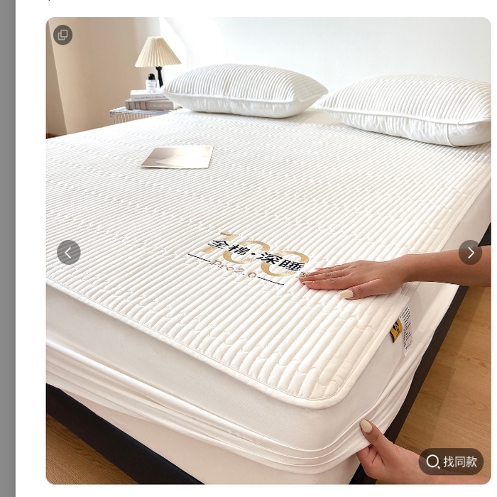 （总）居眠 2026新款卡米-100全棉深睡夹棉床笠